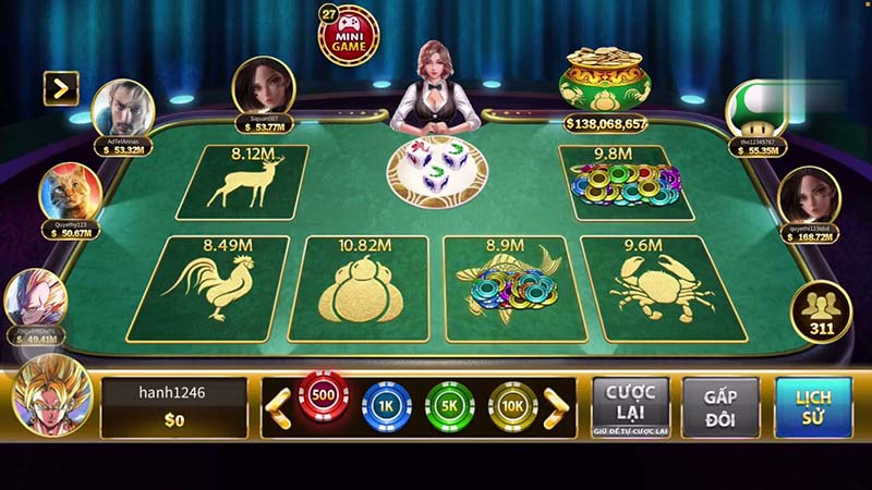 Thông tin về trò chơi bầu cua tôm cá trực tuyến tại Go88